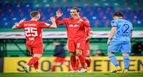 تأهل لايبزج وفولفسبورج لدور الثمانية من كأس ألمانيا